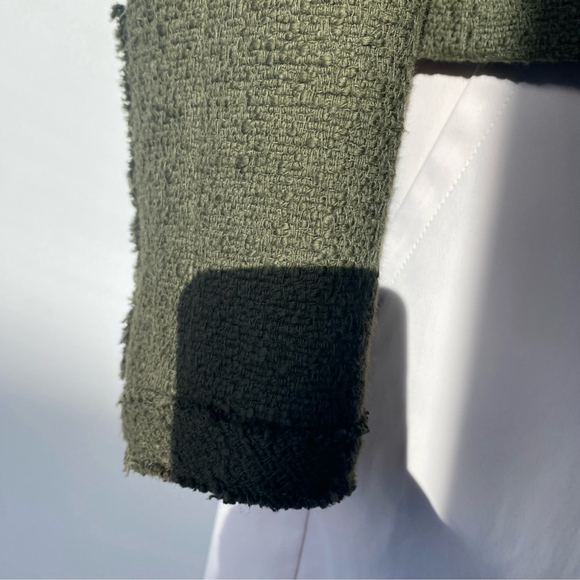 Blogger’s Fave! Zara Textured Shoulder Pad Jacket Blazer - S - Picture 11 of 13